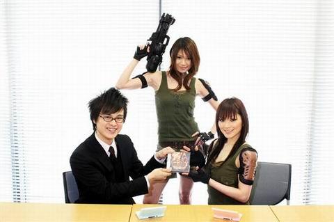 Cosplay美眉性感助阵NDS版《魂斗罗》