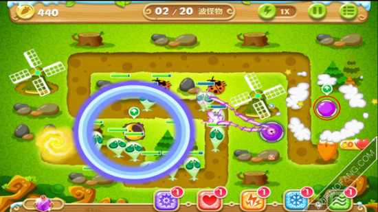 大树被清理之后,再建立第二个魔法球塔