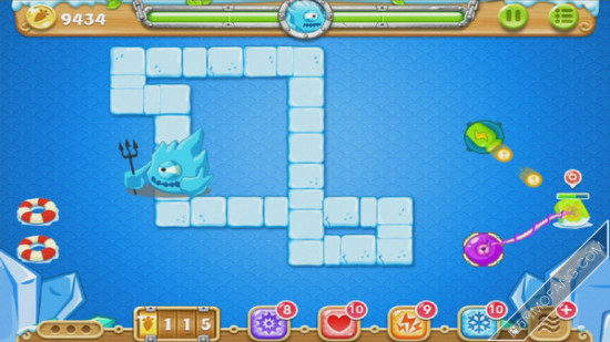 你可以卖掉其他防塔,在道具旁建造防塔,来清理全部道具