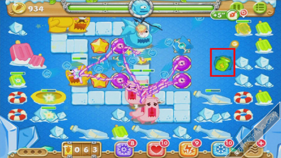 建造瓶子,升满级,利用攻击范围大和攻速快的特点,迅速清理道具