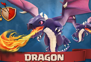 coc《部落战争》飞龙(dragon)详细数据