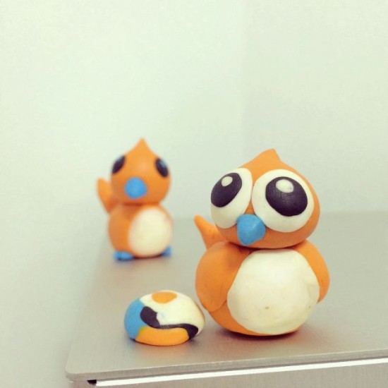 魔兽玩家自捏萌鸟橡皮泥佩佩