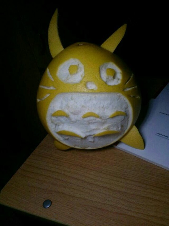 手工作品:部落种出来的柚子