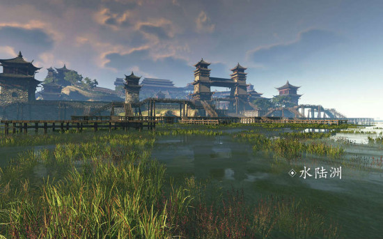 天刀ol丐帮地图增植被建筑