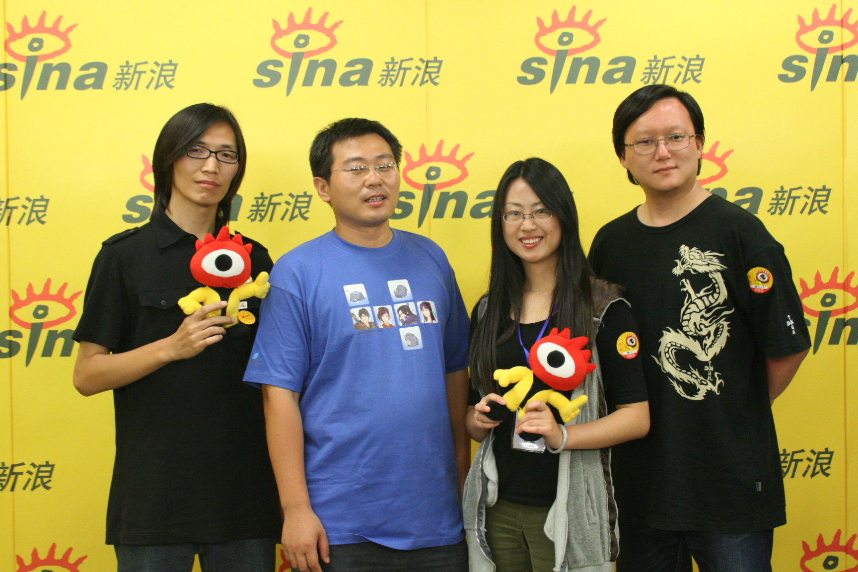 四位嘉宾合影留念__仙剑奇侠传四_单机游戏