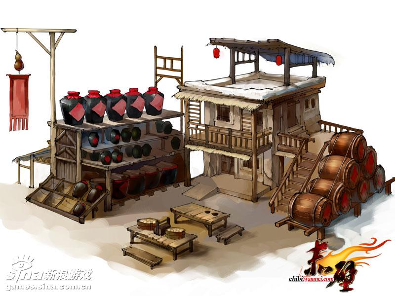 《赤壁》场景原画(5)_游戏新闻__网络游戏