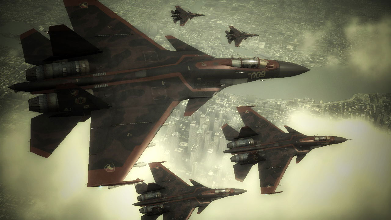 《皇牌空战6》tgs 2007精美画面