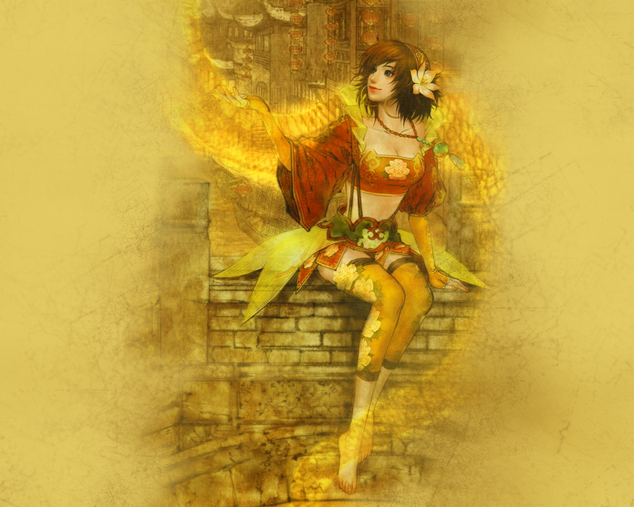 《真三国无双5》女性角色壁纸(4)