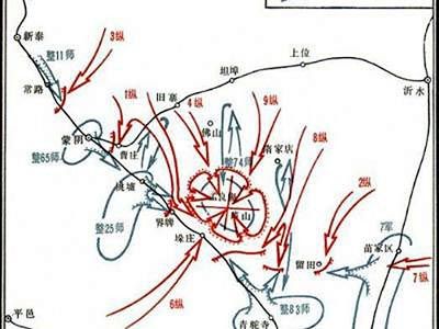 孟良崮战役作战地图 孟良崮战役作战地图