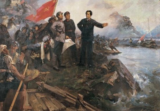 油画:四渡赤水 油画:四渡赤水