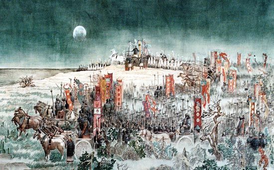 武王牧野誓师 武王牧野誓师