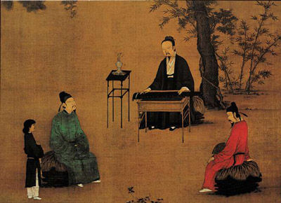 听琴图 听琴图
