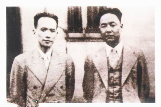 右一为李士群 右一为李士群