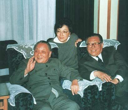 邓小平和江泽民 邓小平和江泽民