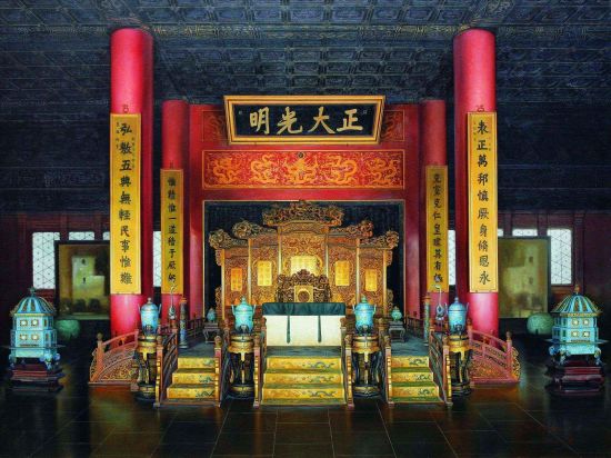乾清宫的“正大光明”匾额 乾清宫的“正大光明”匾额
