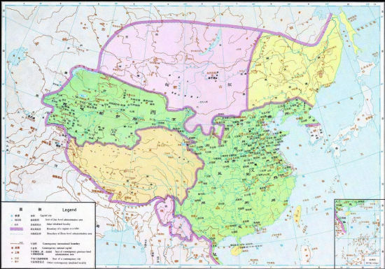 西汉疆域地图 西汉疆域地图