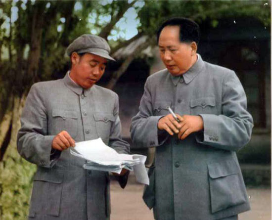 毛泽东与汪东兴 毛泽东与汪东兴