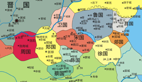 春秋时期在大国夹缝中生存的小国 春秋时期在大国夹缝中生存的小国