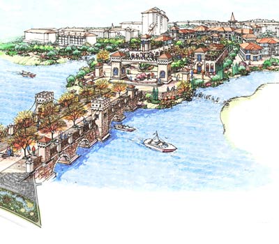 06-07年优秀景观楼盘-卓越·蔚蓝群岛(图)