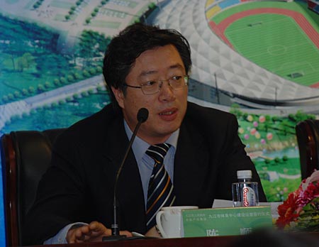 图为中体奥林匹克花园管理集团有限公司总裁 陈顺先生