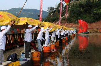 全国钓鱼锦标赛(四川南部站)昨日开赛