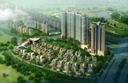 东方新城四期鸟瞰图 东方新城四期鸟瞰图