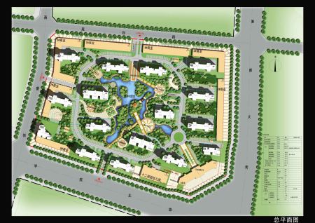 阿尔卡迪亚蓝天城居住小区修建性详细规划方案