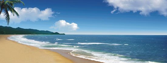 图为 海南富力湾海景实拍