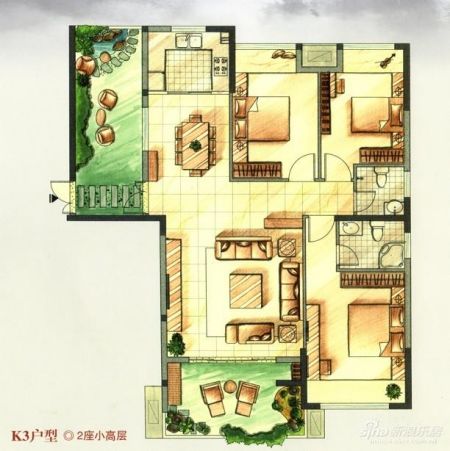 岳州帝苑户型展示图