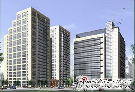 图为高端写字楼效果图 图为高端写字楼效果图