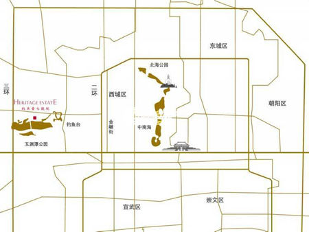 地处北京西三环内的玉渊潭公园北岸,东侧紧邻钓鱼台国宾馆,全国最为