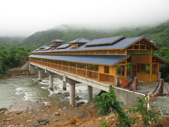 防城区冲皇沟景点一期项目建设基本竣工