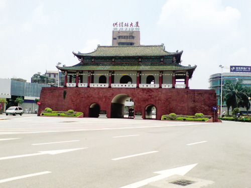西城楼为东莞市的城市原点