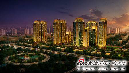 柏悦星城夜景鸟瞰 柏悦星城夜景鸟瞰