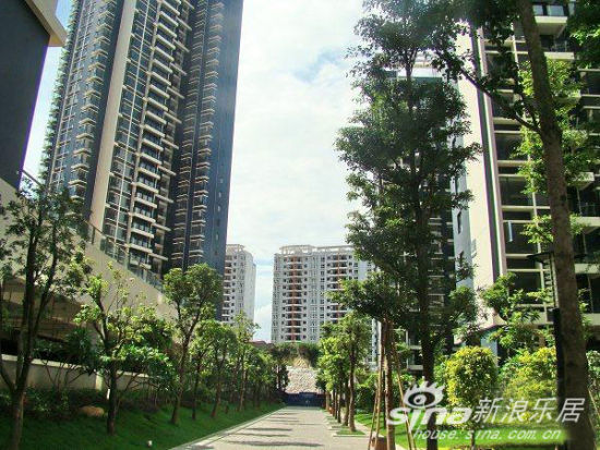 民发大观天下中庭楼王上市 楼间距120米