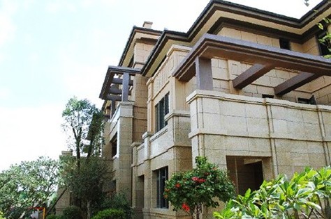 海语墅花园5重立体绿化实景,花香漫坡 海语墅花园5重立体绿化实景,花香漫坡