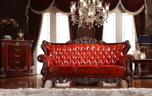 富丽哑光系列沙发 体验中世纪欧洲贵族生活(4