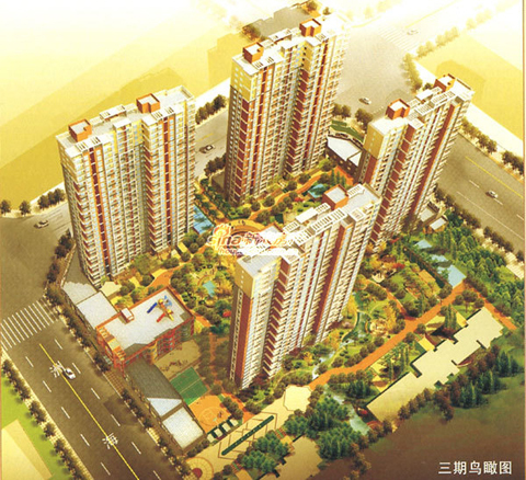 晶华城三期鸟瞰图 晶华城三期鸟瞰图