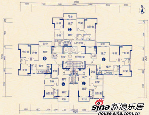 金沙咀国际广场二期户型谍照