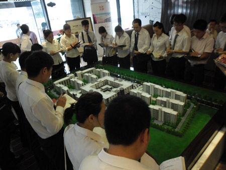 实地勘察深读卖点 玩美天地7.12经纪人培训告