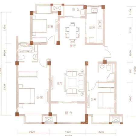 中央御城户型图