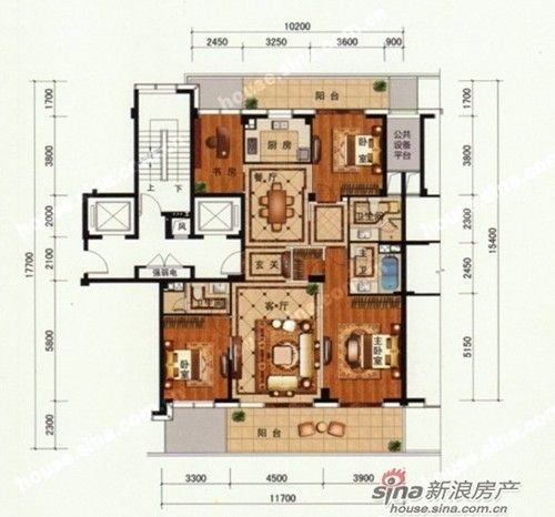 图为香樟园户型图