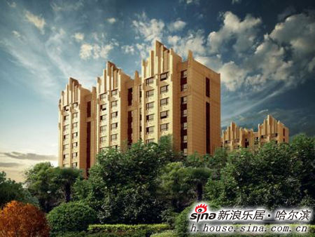 图为新里海德公馆项目效果图 图为新里海德公馆项目效果图