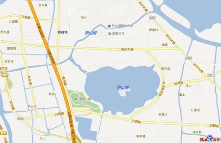 尹山湖板块区位图 尹山湖板块区位图