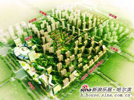 图为鲁商松江新城项目效果图 图为鲁商松江新城项目效果图