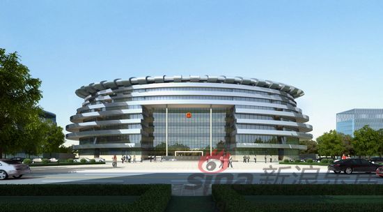 襄阳市新行政服务中心效果图