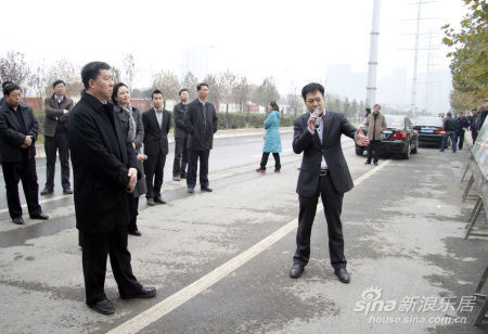 洛阳市委书记毛万春一行领导视察天城一品(图