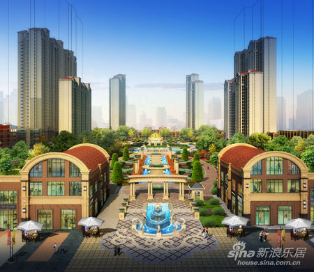 绿都塞纳春天效果图 洛阳房产信息网_绿都塞纳春天效果图