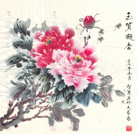 周智慧老人书画作品