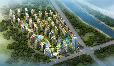 后海温泉小镇 14城500个家庭的度假运动(组